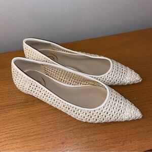 Sam Edelman Cream Woven Flats - Beautiful! Size 8